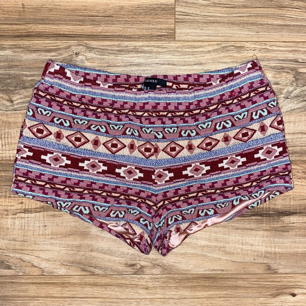 Aztec Print Shorts